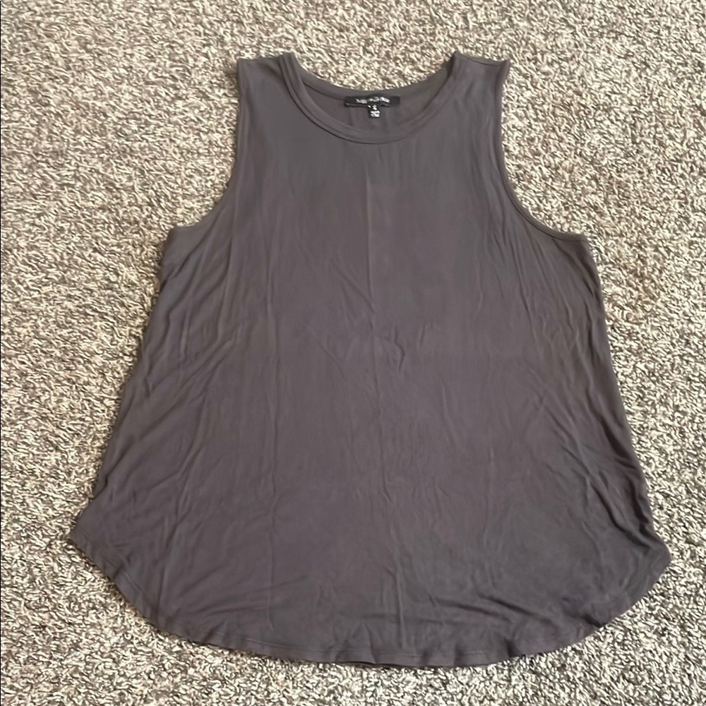 Charcoal Sleeveless Tank Top